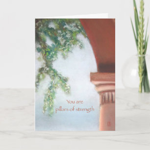 Pillars of Strength Thank You Card