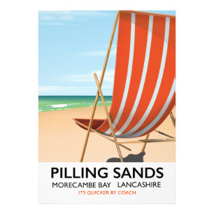 Pilling Sands Morecambe Bay, Lancashire Photo Print