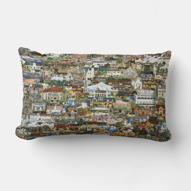 Pillow "100 Painting Collage" (Front)