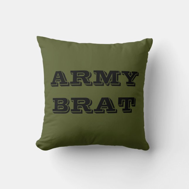 Pillow Army Brat (Front)