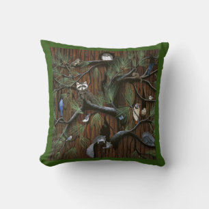 Pillow "Bark" Wildlife