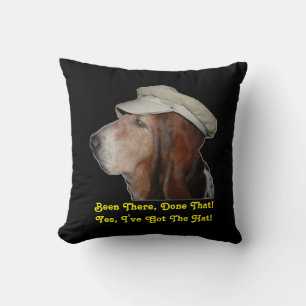 Pillow Basset Hound Been There Done That