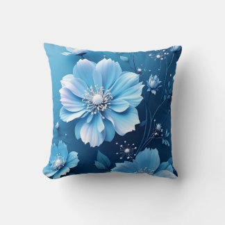 Pillow Blue flowers 