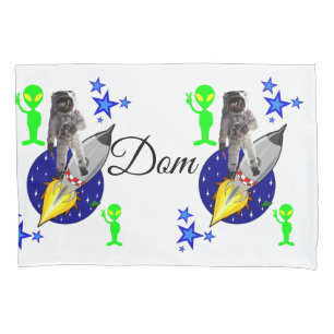 Pillow Case Astronaut Spaceship