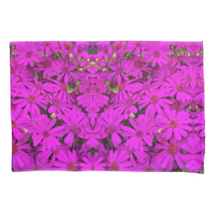 Pillow Case Bright Pink Daisies