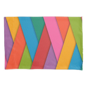 Pillow Case Colourful Triangles