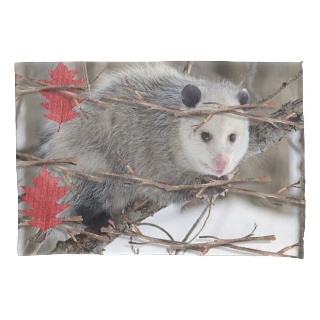 Pillow Case Opossum Nature (Front)