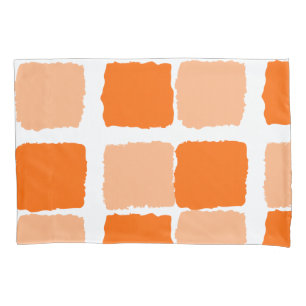 Pillow Case Orange Abstract
