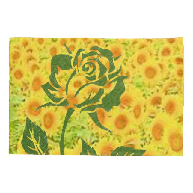 Pillow Case Sunflower (Back)