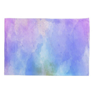Pillow Case Watercolor Blue