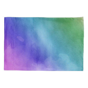 Pillow Case Watercolor Blue