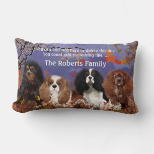 Pillow, Cavalier Spaniel, 4 types of Spaniel Lumbar Cushion
