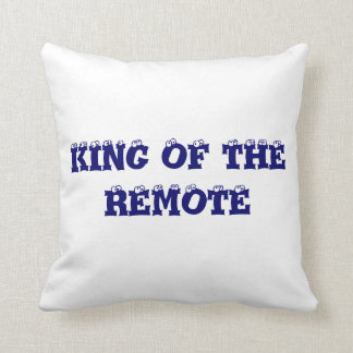 Pillow-Comical King of the Remote Cushion
