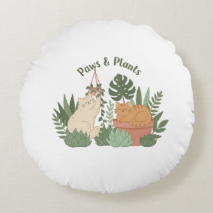 pillow Cozy Cats Houseplant Lover Throw 