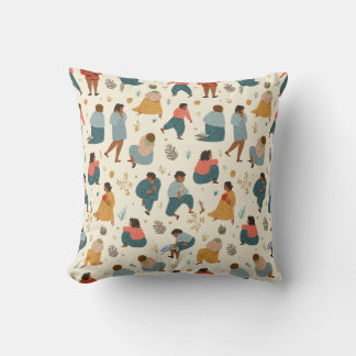 Pillow cushion with modern pattern design