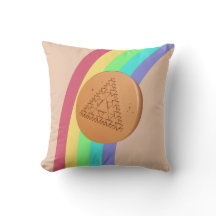 Pillow Dalgona Multiple Triangle - Side View