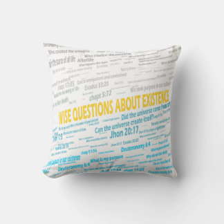 pillow design, Existential Questions