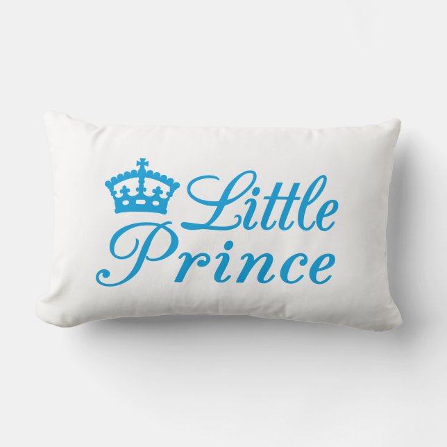 Pillow design little prince, with blue crown (Front)