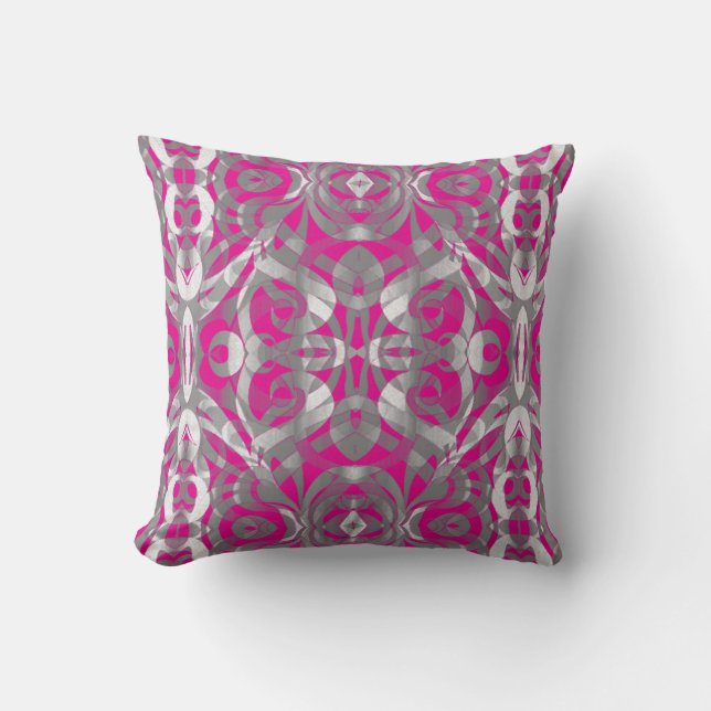 Pillow  Floral abstract background (Front)