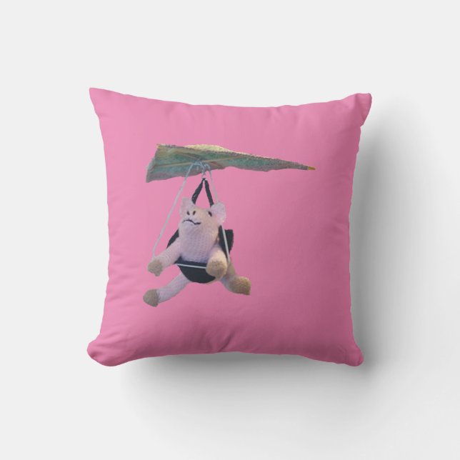 Pillow - Flying Pig (Front)