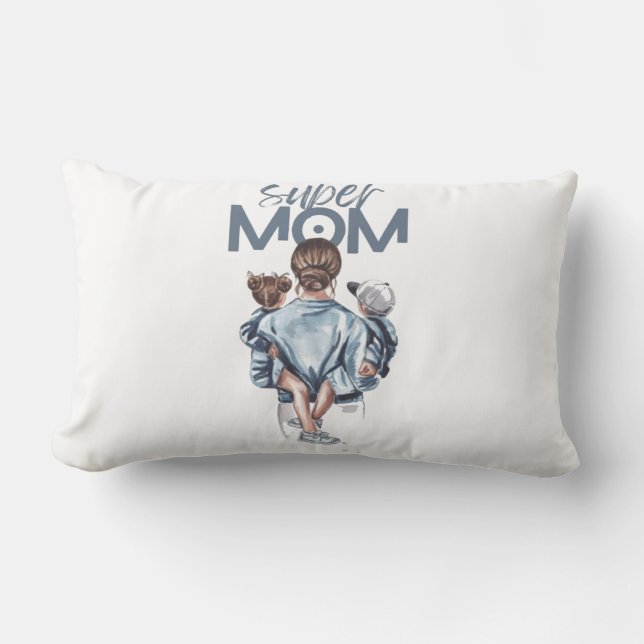 Pillow For Super Mom (Front)