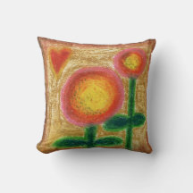 Pillow, Happy Sunflowers