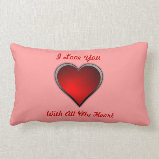 Pillow - Heart I Love You With All My Heart