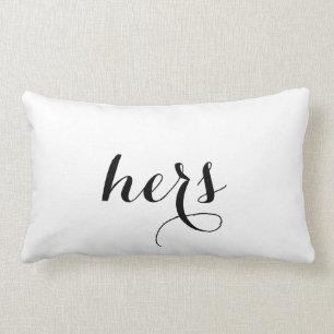 Pillow   Hers - doublesided