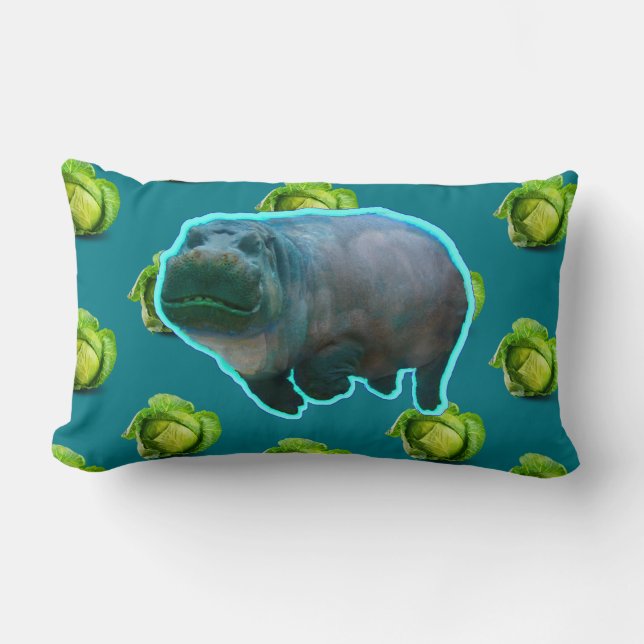 Pillow - HUNGRY HIPPO (Front)