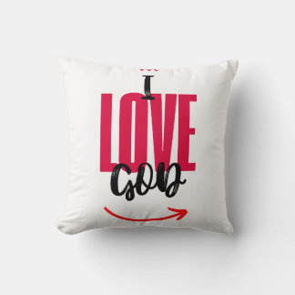 Pillow "I Love God"