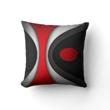 Pillow in modern abstract style