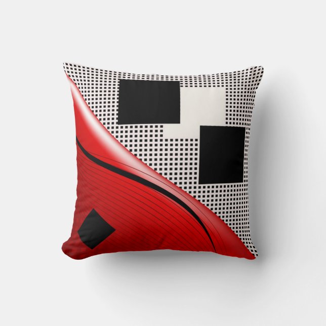 Pillow in modern abstract style (Front)