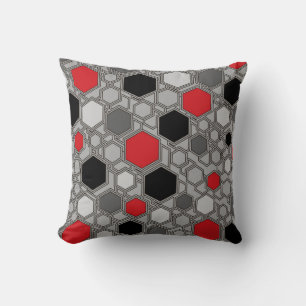 Pillow in modern geometric abstract style
