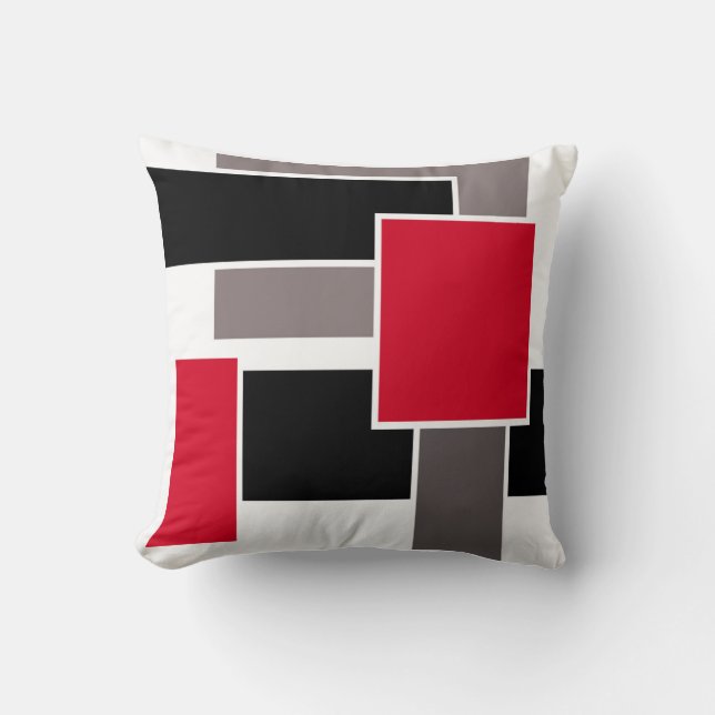 Pillow in modern geometric abstract style (Front)