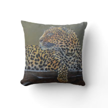Pillow Leopard Rock
