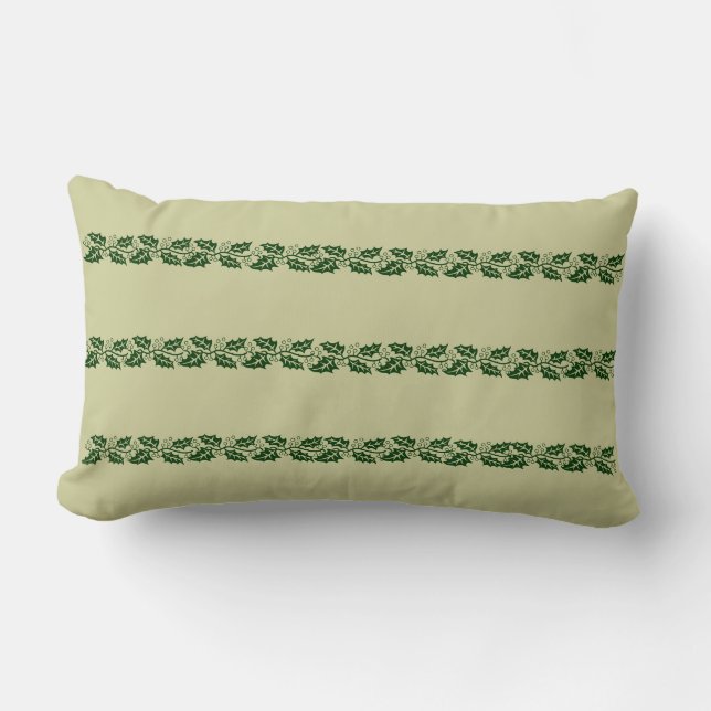 Pillow (lumbar) - Boughs of Holly (Front)