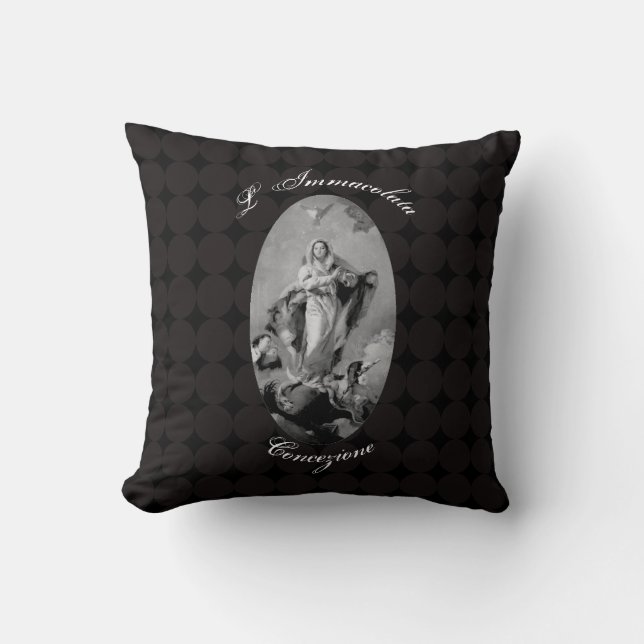 Pillow – Maria – Madonna  muster dots retro (Front)