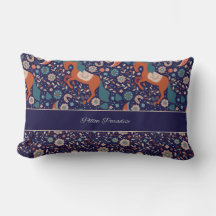 Pillow Paradise Branded Modern Art Horse Abstract