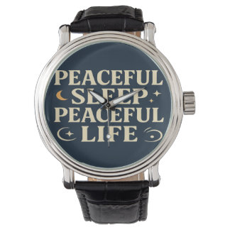 Pillow Peaceful Sleep Peaceful Life Watch