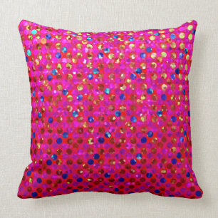 Pillow Polka Dot Sparkley Jewels