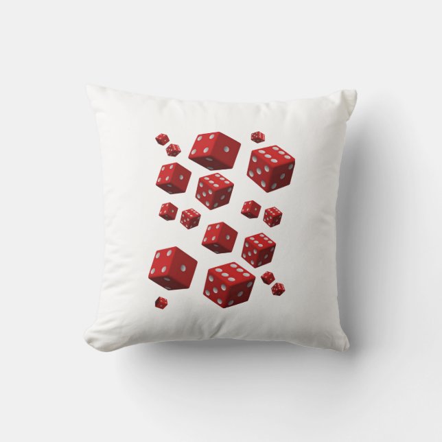 Pillow Red Dice (Front)