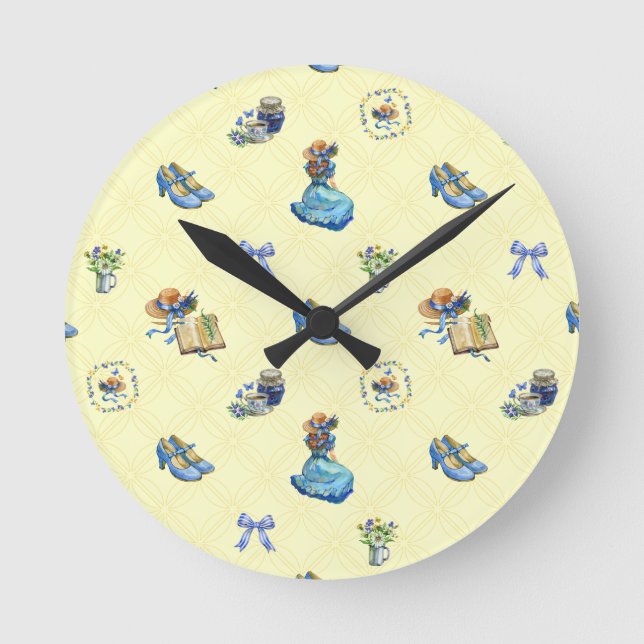 pillow round clock (Front)