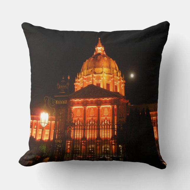 Pillow - SF colour over City Hall (Front)