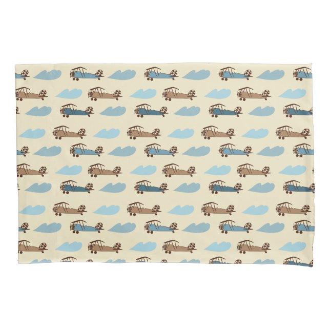 Pillow Sham Toy Aeroplane (Front-Left)