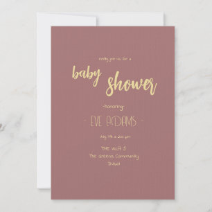 Pillow Talk Collection Baby Shower Invitation
