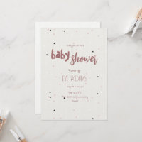 Pillow Talk Collection Baby Shower Invitation