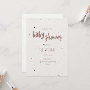 Pillow Talk Collection Baby Shower Invitation