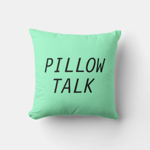 Pillow Talk, throw pillow