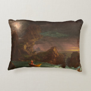 Pillow The Voyage of Life, Manhood, Thomas Cole
