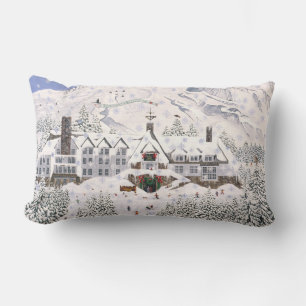Pillow " Timberline Lodge Winter"